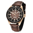 Pagani Design PD-1649 watch with brown leather dial