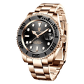 Pagani Design PD-1651 watch with rose-gold black dial