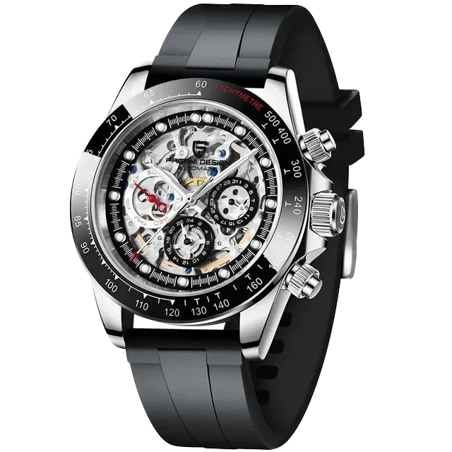 PAGANI DESIGN PD-1653 Rainbow Automatic Mechanical Chronograph Stainless Steel-PrimeTimepiece