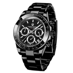 Pagani Design PD-1664 chronograph watch with all black dial