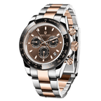 Pagani Design PD-1664 chronograph watch with brown dial
