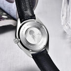 PAGANI Design PD-1689 VH65 caseback with jellyfish engraving and black leather strap