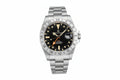 PAGANI DESIGN PD-1693 GMT automatic watch with black dial and orange GMT hand, front view