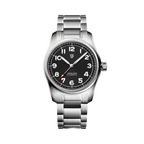 PAGANI DESIGN PD-1717 automatic watch blue dial steel bracelet beside laptop keyboard