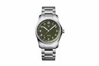 PAGANI DESIGN PD-1717 automatic pilot watch green dial steel bracelet front view