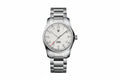 PAGANI DESIGN PD-1717 automatic pilot watch white dial steel bracelet front view