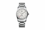 PAGANI DESIGN PD-1717 automatic pilot watch white dial steel bracelet front view