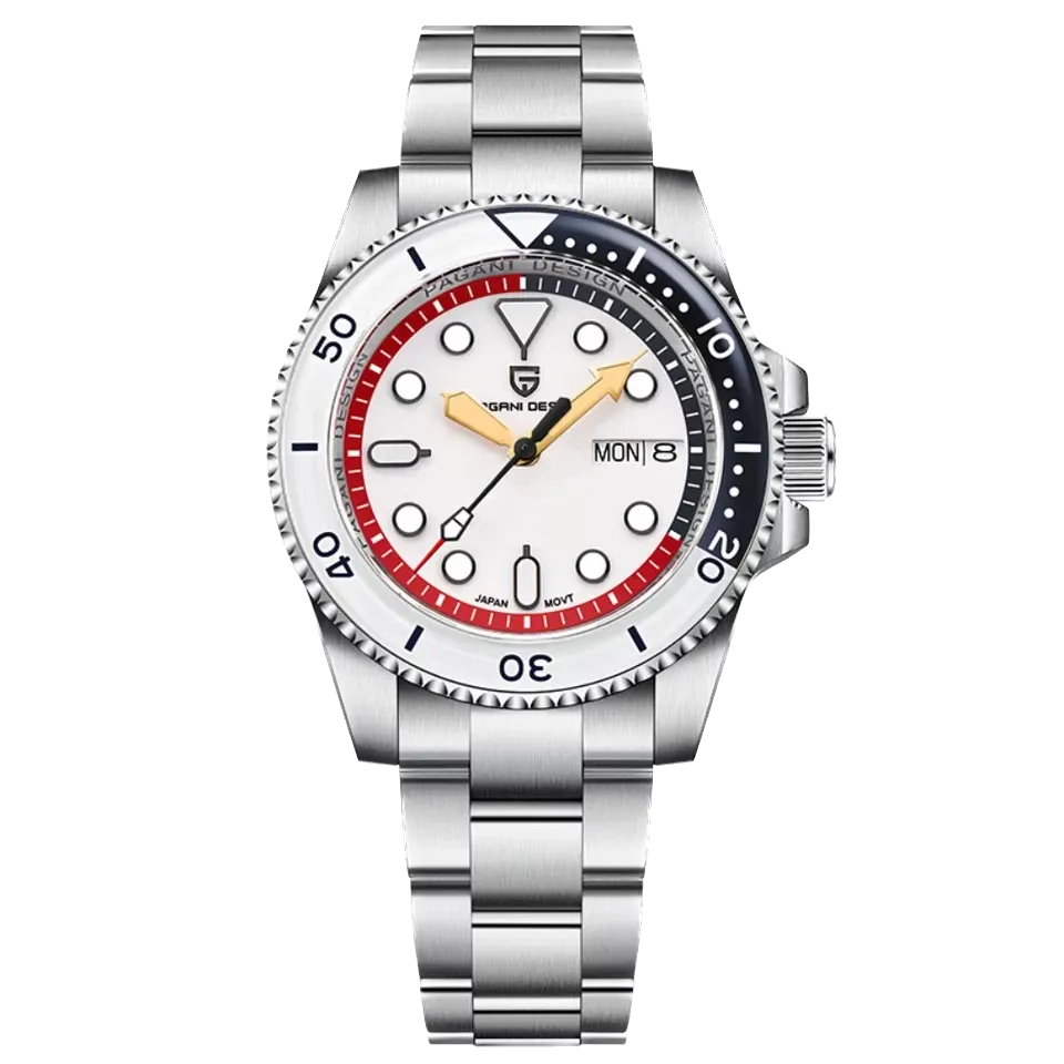 Pagani Design PD-1726 Men Mechanical GMT Automatic Watch Week Date NH36-PrimeTimepiece