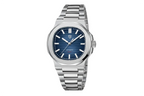 PAGANI DESIGN PD-1728 automatic watch with navy blue dial, front view