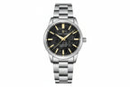 PAGANI DESIGN PD-1734 watch with black meteorite dial, front view