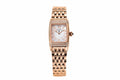 PAGANI DESIGN PD-1737 women's square watch with white mother-of-pearl dial and rose gold bracelet