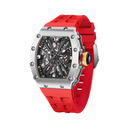 PAGANI DESIGN PD-1738, MILLE, with red dial, detail view