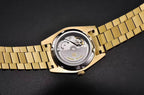 Pagani Design PD-1752 automatic watch gold dial caseback view