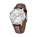 PAGANI DESIGN PD-1759 Ultra-Thin automatic watch with white dial and brown leather strap
