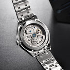 PAGANI DESIGN PD-1772 automatic men's watch with exhibition skeleton caseback showing movement