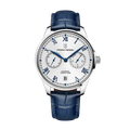 PAGANI DESIGN PD-1772 automatic watch with white dial blue Roman numerals and blue leather strap