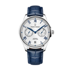 PAGANI DESIGN PD-1772 automatic watch with white dial blue Roman numerals and blue leather strap