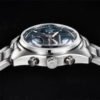 PAGANI DESIGN PD-1773 pilot chronograph men's watch side profile showing crown and pushers