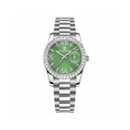 PAGANI DESIGN PD-1776 32mm women's watch with green dial Roman numerals and crystal bezel
