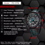 PAGANI DESIGN PD-1779 chronograph watch specifications with case dimensions and movement details