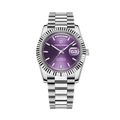 PAGANI DESIGN PD-1783 DD40 NH36 Automatic with purple dial, angled view