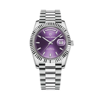 PAGANI DESIGN PD-1783 DD40 NH36 Automatic with purple dial, angled view