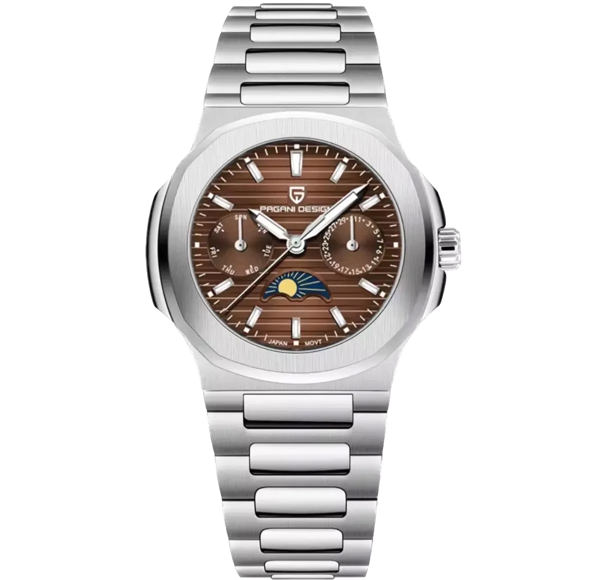 PAGANI DESIGN PD-1786 Quartz Watches Chronograph Waterproof, Sapphire Crystal-PrimeTimepiece