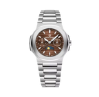 PAGANI DESIGN PD-1786 chronograph moonphase watch with brown dial, front view