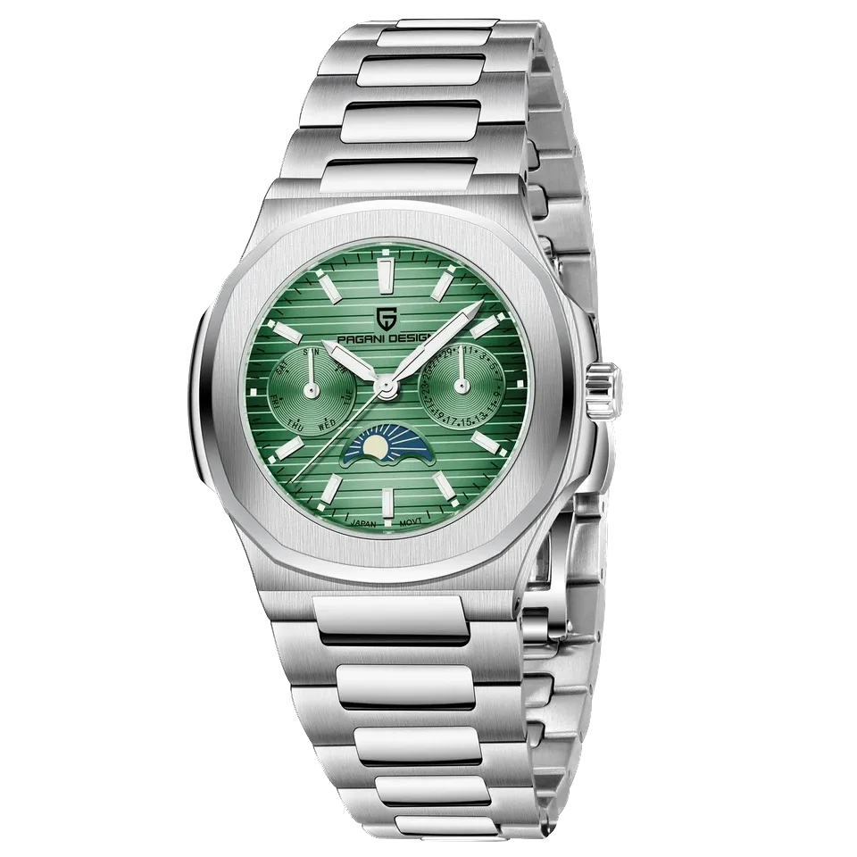 PAGANI DESIGN PD-1786 Quartz Watches Chronograph Waterproof, Sapphire Crystal-PrimeTimepiece
