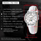 PAGANI DESIGN PD-1789 Women's Quartz Watches Japan Movt Sapphire Crystal Leather-PrimeTimepiece