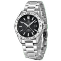 Pagani Design PD-1792 black textured GMT dial, steel 24-hour bezel and bracelet, date at 3