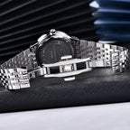 PAGANI DESIGN PD-1795 moonphase men's watch caseback with steel bracelet and butterfly clasp