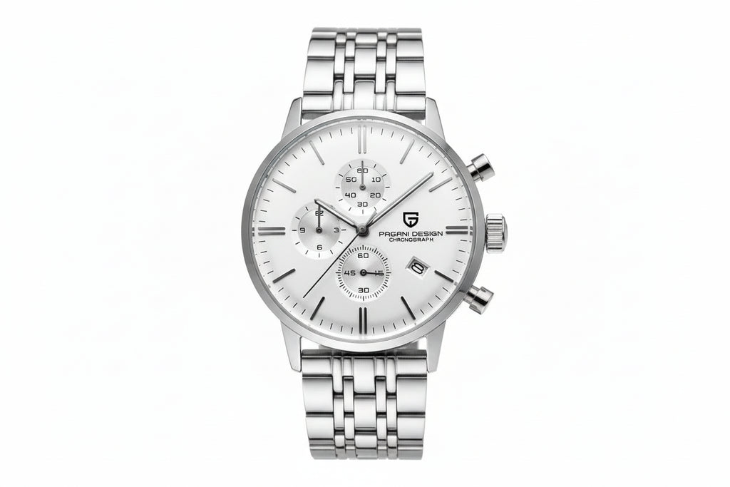 PAGANI DESIGN PD-2720K Men Watch Waterproof 30M Leather Quartz Chronograph VK67-PrimeTimepiece