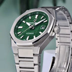 PAGANI DESIGN PD-YS023 automatic watch with green dial, styled detail shot