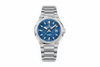PAGANI DESIGN PD-YS023 automatic watch with blue textured dial, front view