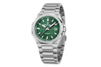 PAGANI DESIGN PD-YS023 automatic watch with green textured dial, angle view