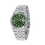 PAGANI DESIGN PD-YS027 mens automatic watch with green dial, front view