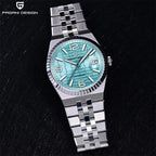 PAGANI DESIGN PD-YS027 mens automatic watch ice blue dial, diagonal detail