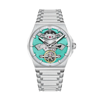 PAGANI DEISGN PD-YS028 42MM Automatic Mechanical Diver Watch with sky blue dial, side view