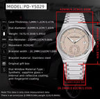 Pagani Design PD-YS029 42mm automatic watch specifications with cream dial and dimensions