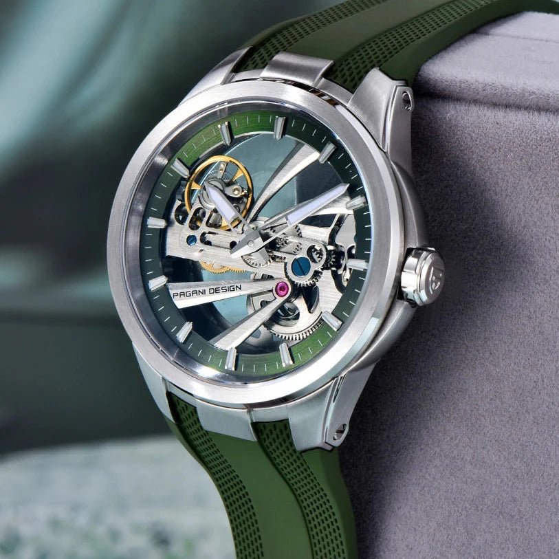 Pagani Design PD-YS030 chronograph watch lifestyle shot