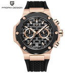 Pagani Design Fashionable Men'S Quartz Watch Sports Chronograph Top Brand Sapphire Stainless Steel 100M Waterproof Men'S Watch