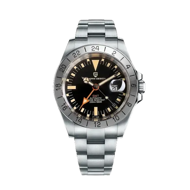 PAGANI DESIGN PD 1693, GMT Men Automatic Mechanical Watch 200m Waterproof-PrimeTimepiece