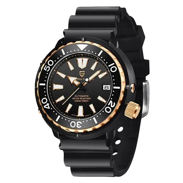 PAGANI DESIGN PD-1695 Men's Auto Mechanical Watch, Tuna Diver, 30Bar Waterproof-PrimeTimepiece