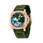 Pagani Design PD-YS014 automatic watch green gold dial front view