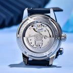 Pagani Design PD-YS021 exhibition caseback, automatic movement rotor and 100M water resistance mark