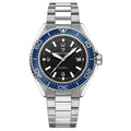 Pagani Design PD-YS034 black dial with blue dive bezel, stainless steel bracelet, 100M automatic