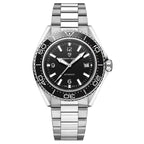 Pagani Design PD-YS034 black dial dive watch, black bezel and stainless steel bracelet, automatic