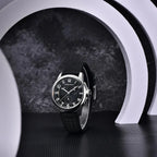 Pagani Design PD-1780 black dial men's quartz watch, styled side view
