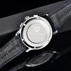 Pagani Design PD-1781 stainless steel caseback, water resistant 100M close-up